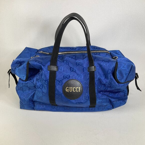 Gucci Off the Grid Duffle Bag GG Monogram Blue - Picture 1 of 16